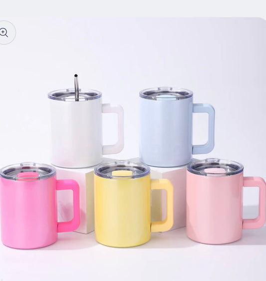 12oz Stainless Steel Mug with magnetic lid