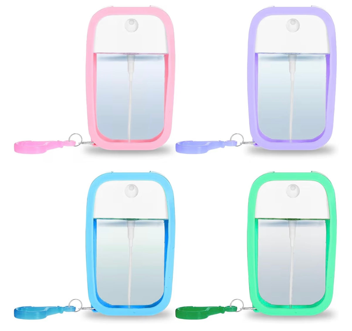 Hand sanitiser Key ring (empty) PURCHASE WITH ANY CUP