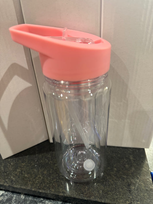 Kids 10oz Snow globe bottle - light pink ( only for NO-GLOBE Glitter effect)