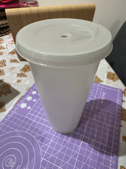 Clear glow in the dark cup with Wrap
