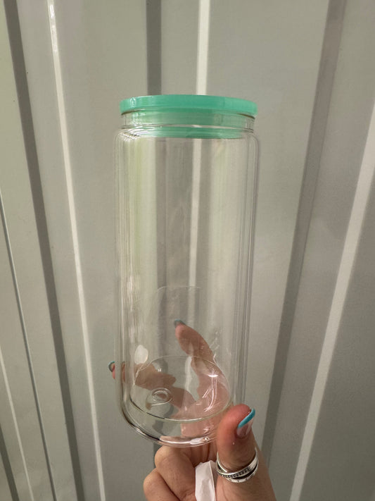 GLASS 20oz Green