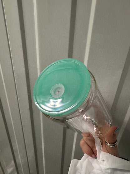 GLASS 20oz Green