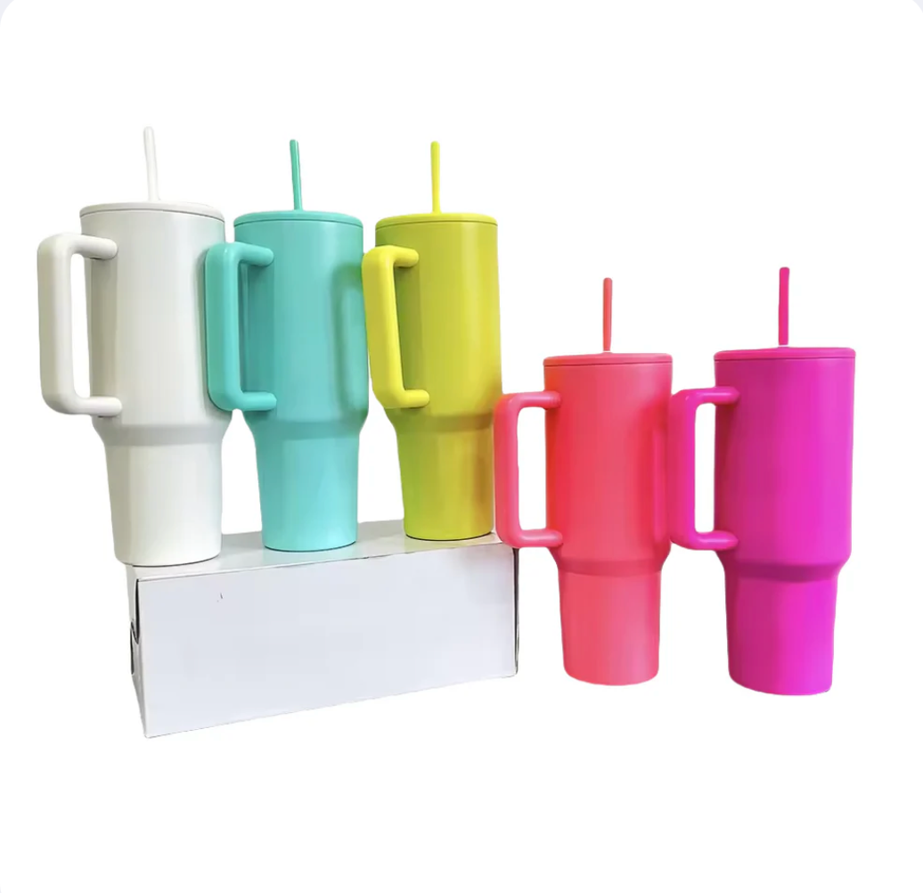 Clock It Cup - 40oz FREE straw topper